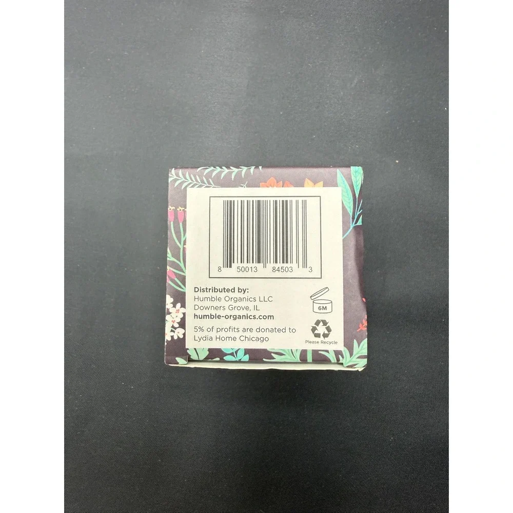 NWT HUMBLE BOTANICS Pure Love Bath Bomb Unisex Pink Vanilla Rosehip 3oz